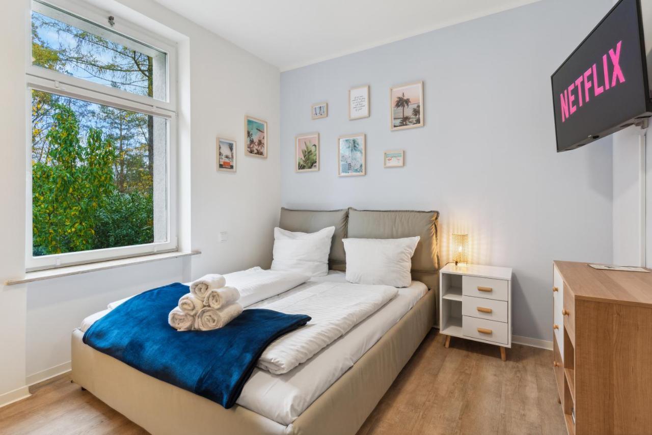 Vorstadtoase - 2 Personen - Eichwalde, Naehe Ber - Queensize-Bett, Netflix, Parken Zewnętrze zdjęcie